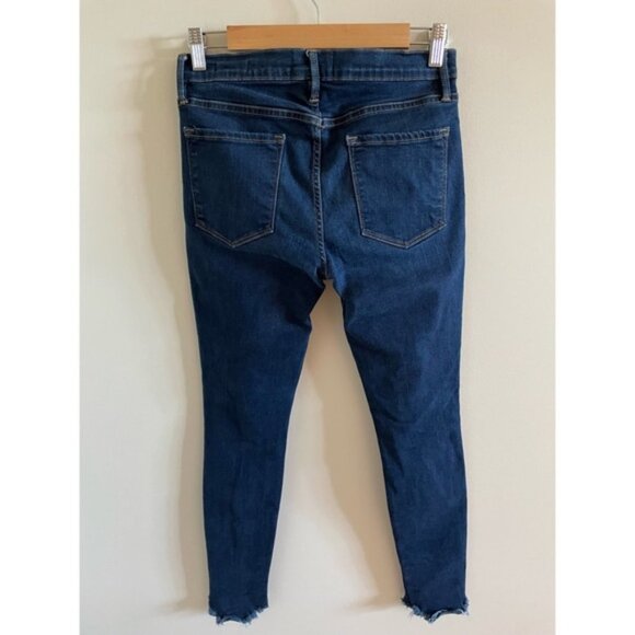 Frame Le Skinny De Jeanne Jeans In Blue Size 27 - Picture 8 of 11